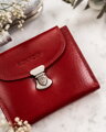 Kožená dámska peňaženka s ozdobným zapínaním — Rovicky