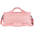 Weekendowa torba podróżna z poliestru w różowym kolorze zamykana na suwak - Peterson