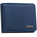 Malá pánska peňaženka v tmavomodrej farbe z umelej kože - Peterson
