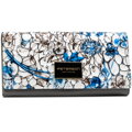 Horizontálna dámska peňaženka s kvetinovým vzorom a vnútorným vreckom na zips – Peterson