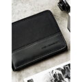 Módna čierna pánska peňaženka s RFID - Peterson