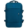 Plecak podróżny w niebieskim kolorze, idealny na bagaż podręczny i wyposażony paski kompresyjne - Peterson