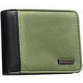 Zeleno-čierna pánska peňaženka z umelej kože, model s RFID - Peterson