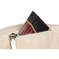 Saszetka miejska wykonana z poliestru w modnym, kremowym kolorze - Peterson