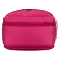Różowy, podróżny plecak z poliestru z uchwytem do zamocowania na walizce - Peterson