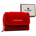 Štýlová dámska peňaženka z hladkej ekologickej kože - Peterson