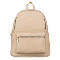 Pohodlný béžový ruksak so zlatými zipsami - Rovicky