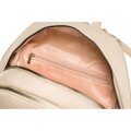 Pohodlný béžový ruksak so zlatými zipsami - Rovicky