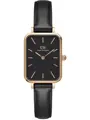 Hodinky dámske DANIEL WELLINGTON DW00100435 - Quadro Pressed Sheffield Rose Gold 20mm + BOX