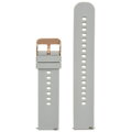 Pasek gumowy do zegarka U27 - jasny szary/rosegold - 22mm