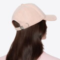 Bawełniana czapka z daszkiem różowa 100-HF-005-P