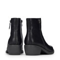 Damskie botki skórzane klasyczne czarne 99-D-967-1