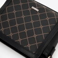 Dámska crossbody v monogramovej čiernej farbe 99-4Y-501-1