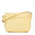 Dámska crossbody so prešívanou chlopňou žltá 100-4Y-235-Y