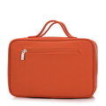 Damska kosmetyczka z ekoskóry pomarańczowa 99-4Y-235-8