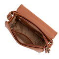 Dámska kabelka cez rameno z ekokoža, malá, hnedá 99-4Y-601-5