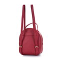 Dámsky batoh z umelej kože, okrúhly, malý červená 29-4Y-012-3