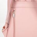 Dámsky batoh z imitácie kože, dve priehradky, ružový 100-4Y-237-P