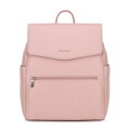 Dámsky batoh z imitácie kože s vreckom na 13" notebook, ružový 100-4Y-917-P