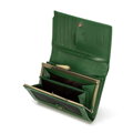 Dámska klasická kožená peňaženka stredne zelená 14-1-070-L0