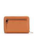 Dámska kožená peňaženka s ozdobným lemom stredná oranžová 14-1-935-6