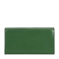 Dámska hladká kožená peňaženka horizontálna zelená 14-1-903-L0