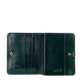 Dámska lakovaná peňaženka vertikálna zelená 14-1L-120-00