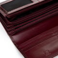 Dámska lakovaná peňaženka podlhovastá bordová 14-1L-052-9A