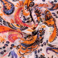 Damski szal w motyw paisley multikolor 100-7D-011-X