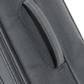 Duża walizka miękka z poliestru szara 56-3S-173-00