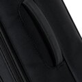Duża walizka miękka z poliestru czarna 56-3S-173-10
