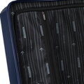 Duża walizka z ABS-u w drobne paski granatowa 56-3A-603-90