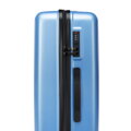 Duża walizka z ABS-u z tłoczonym logo niebieska 56-3A-503-77