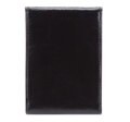 Etui na karty skórzane proste czarne 21-2-011-1