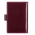 Etui na karty kredytowe bordowe 14-2L-201-3
