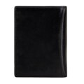 Etui na dokumenty skórzane z kieszenią na dowód rejestracyjny czarne 21-2-174-L10