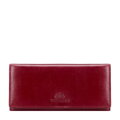 Damski portfel ze skóry naturalnej podłużny czerwony 21-1-333-L30