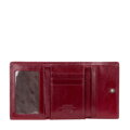 Damska portmonetka ze skóry naturalnej mała czerwona 21-1-053-L30