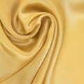 Jednolita damska apaszka z jedwabiu żółta 100-7D-S20-X31