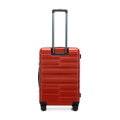 Komplet walizek z polikarbonu w poziome pasy czerwony 56-3P-58K-30