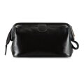 Kosmetyczka ze skóry prostokątna czarna 21-3-004-1