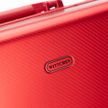 Mała walizka z aluminium na kółkach czerwona 56-3H-101-30M