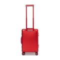 Mała walizka z aluminium na kółkach czerwona 56-3H-101-30M