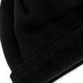 Męska czapka z dodatkowym ociepleniem czarna 101-HF-007-1