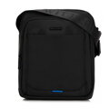 Pánska crossbody taška s kontrastnými akcentmi čierno-modrá 99-4P-213-11