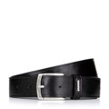 Męski pasek ze skóry naturalnej klasyczny czarny 100-8M-908-1