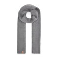 Męski szalik z logo szary 99-7F-020-8