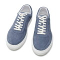Męskie sneakersy zamszowe klasyczne niebieskie 96-M-710-N