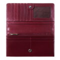 Veľká dámska peňaženka z lakovanej kože, bordová 14-1L-903-3