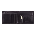 Pánska stredne veľká kožená peňaženka čierna 39-1-040-1